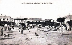 1509- Zeralda - La place du Village - Les Joueurs de billes